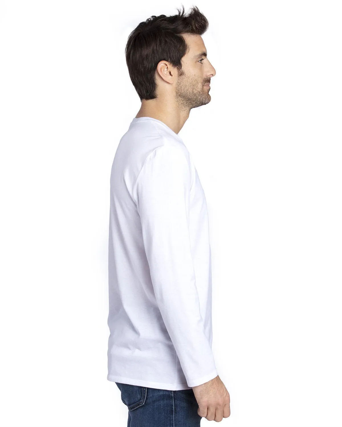 100LS-Threadfast Apparel-WHITE