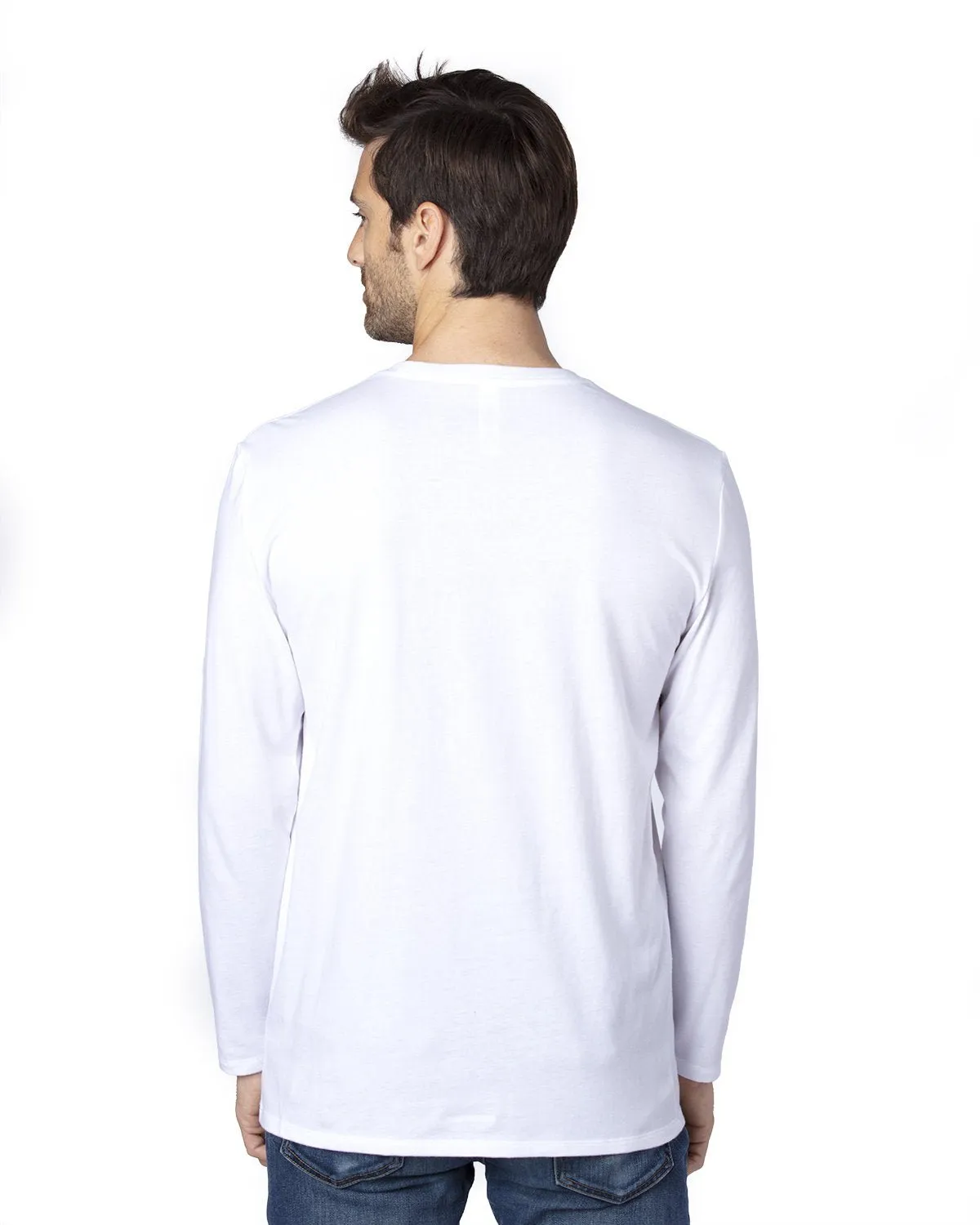 100LS-Threadfast Apparel-WHITE