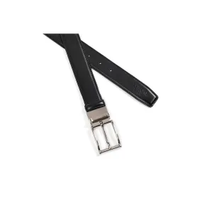 Bari Leather Belt // Black