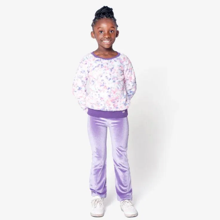 Girls Bottoms | Flared Legging - Lavender | Appaman