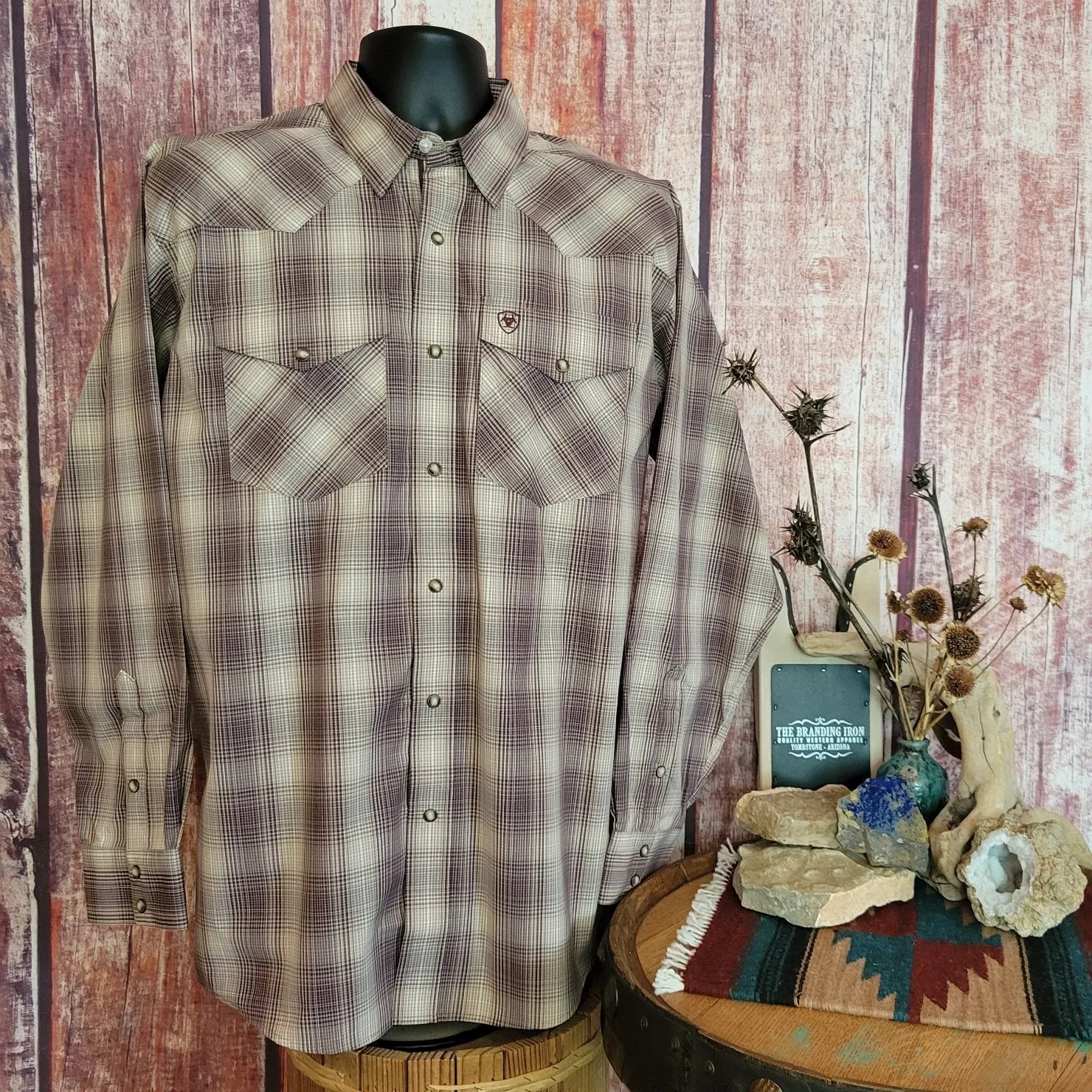 Men's Pro Long Sleeve Snap Shirt  "Rex" by Ariat 10052333