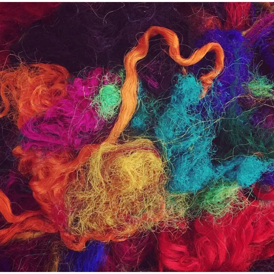 Recycled Sari Silk Threads