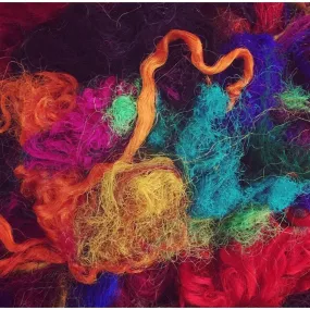 Recycled Sari Silk Threads
