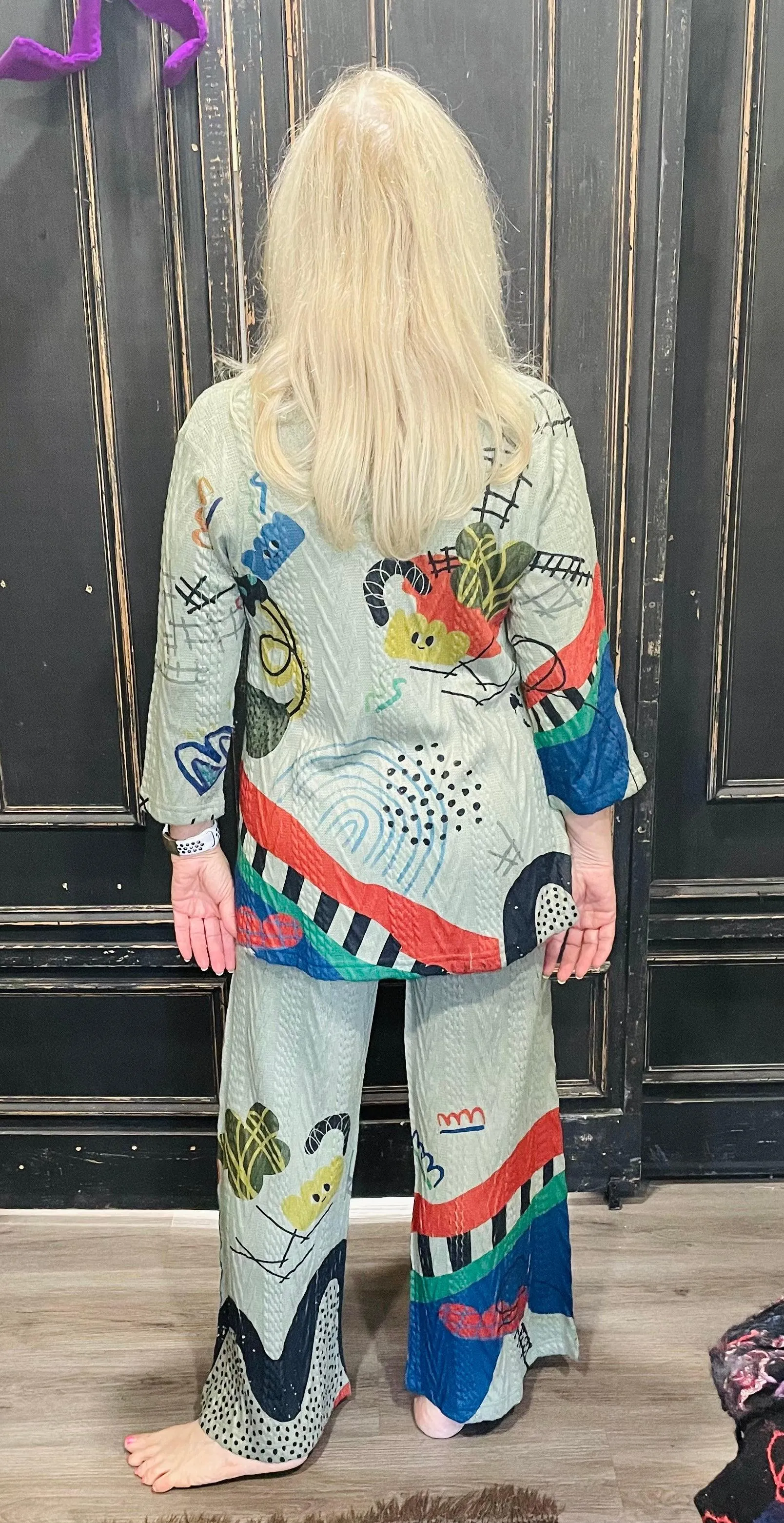Sweater in Penny Print by Inoah