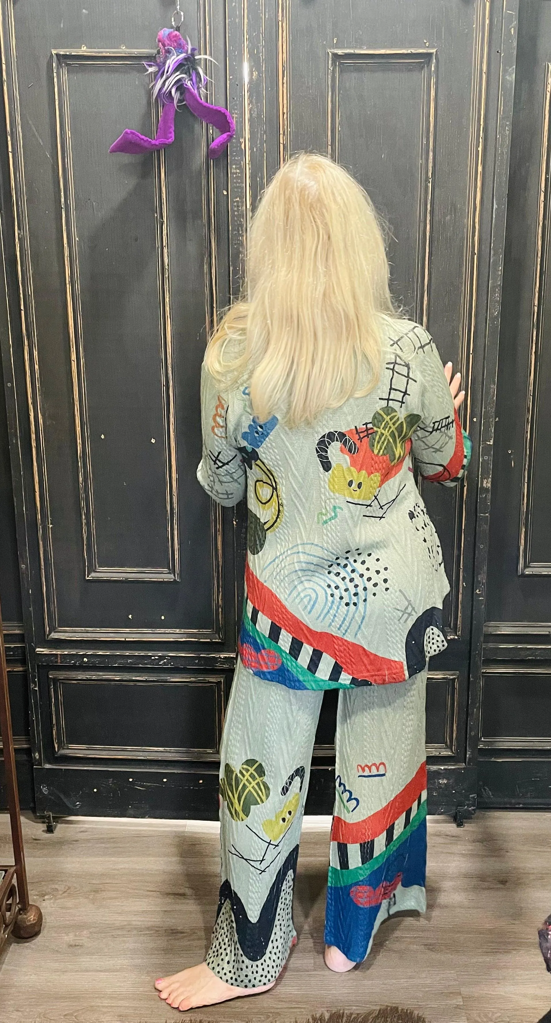 Sweater in Penny Print by Inoah
